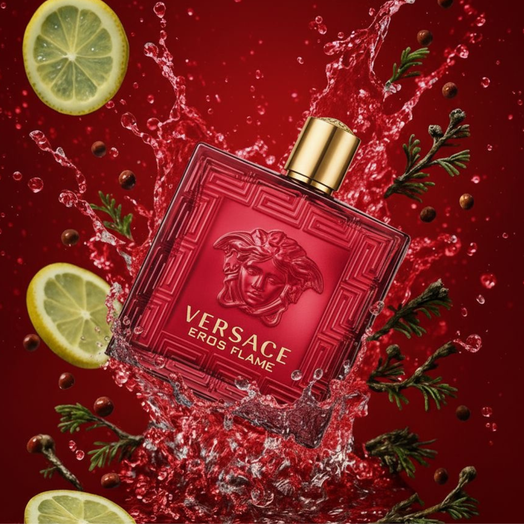 Versace Eros Flame Eau De Parfum 3.4 Oz