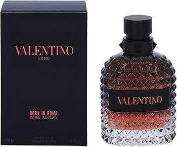Valentino Uomo Born In Roma Coral Fantasy Eau De Toilette 3.4 Oz